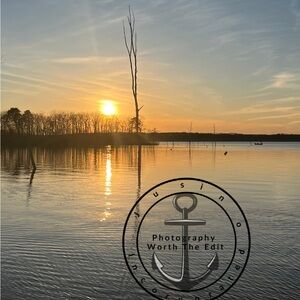 Sunset Lake Art Print